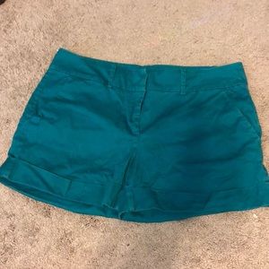 Teal New York and Co size 10 shorts